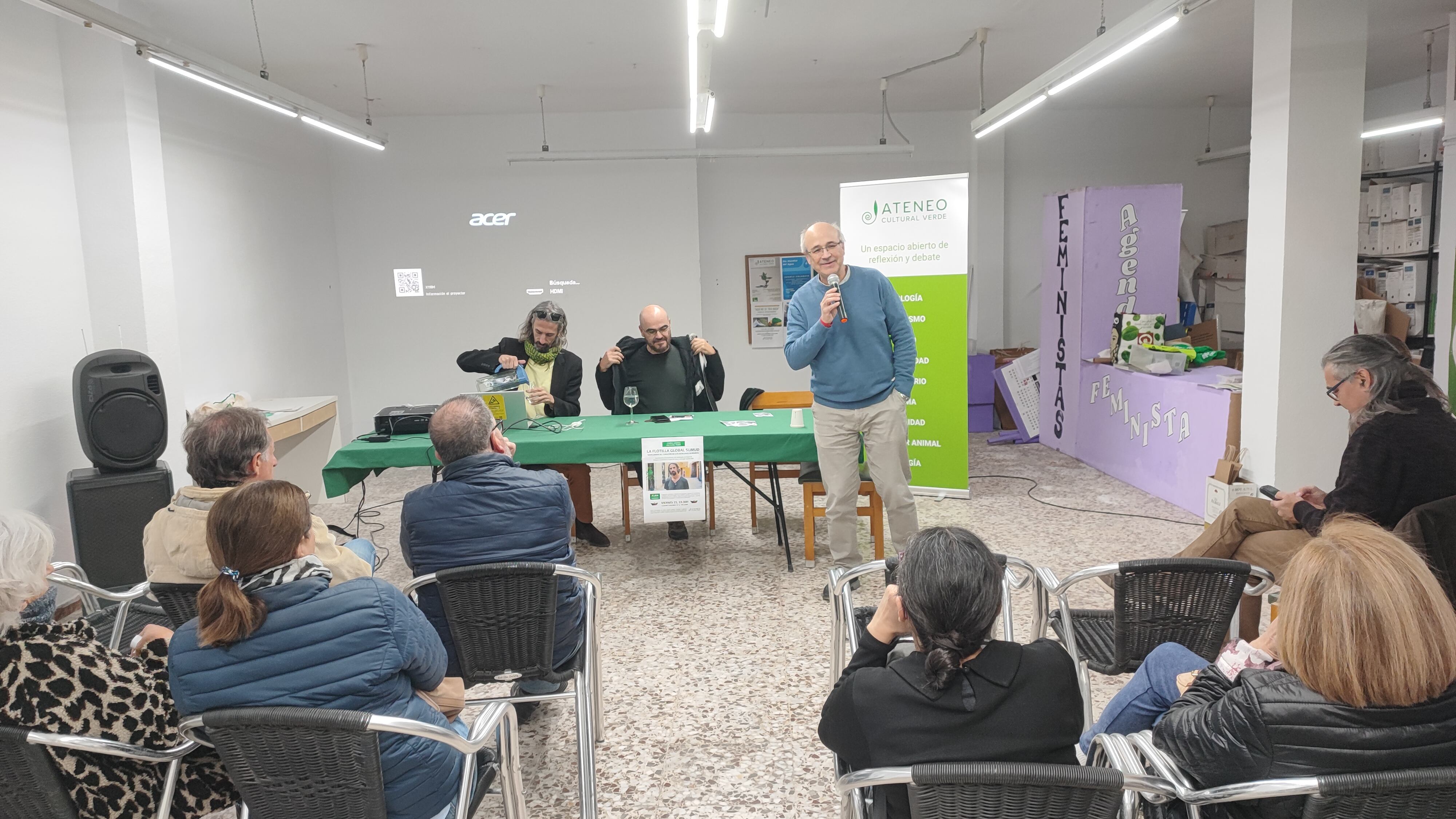 Momento de la conferencia