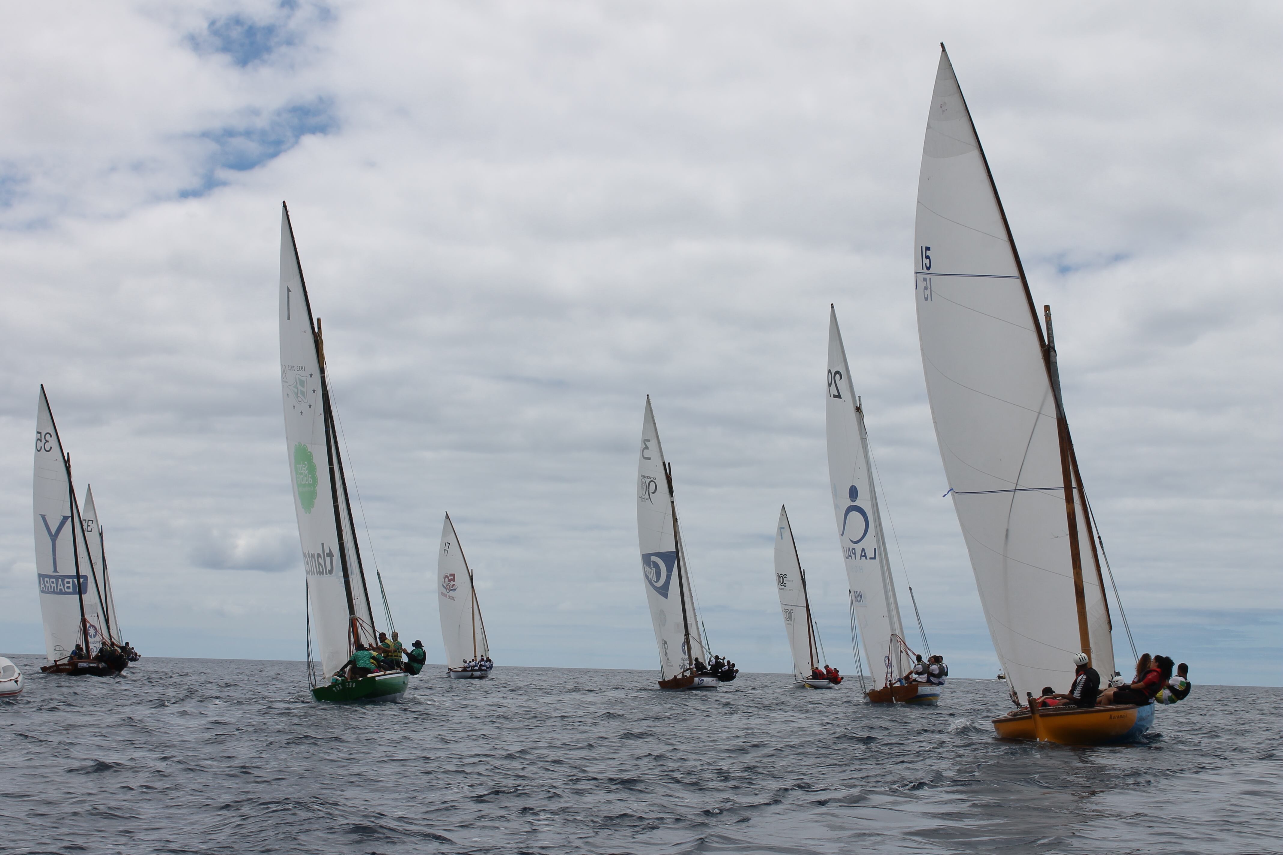 Un momento de la regata.