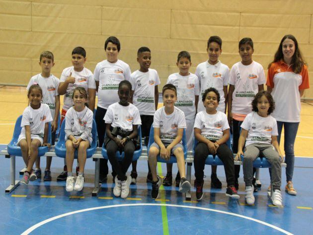 Uno de los equipos de los más pequeños del CB Conejero.