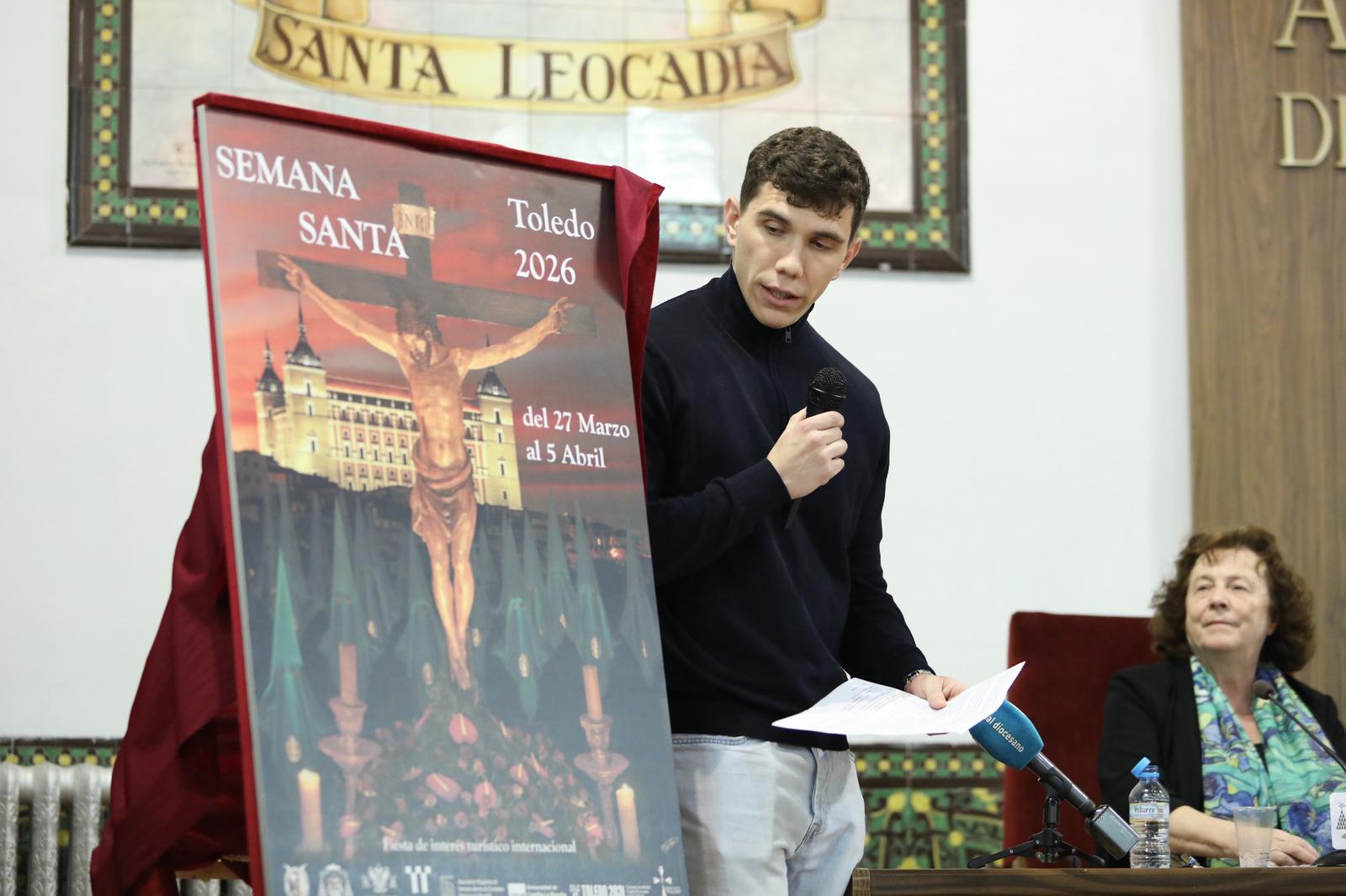 Imagen del cartel de la Semana Santa Toledana 2026 con su autor