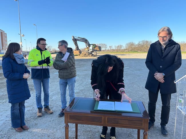 Esta misma mañana se firmaba el acta de replanteo