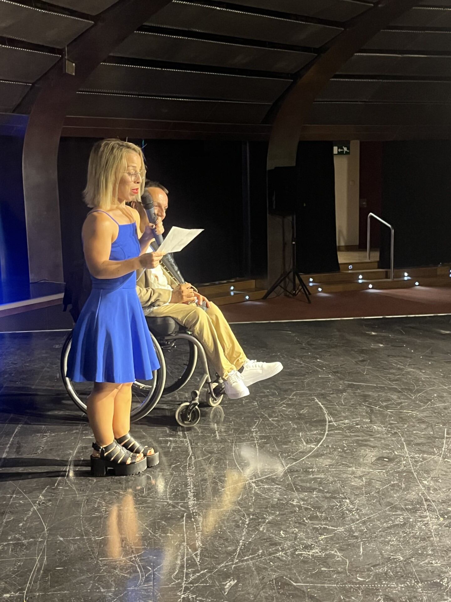 Judith Rolo leyó unas palabras de despedida en la Gala del Deporte de Tenerife celebrada en el Complejo Turístico Martiánez del Puerto de la Cruz.