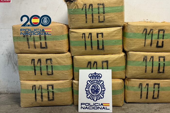 Droga intervenida por la Policía en Algeciras