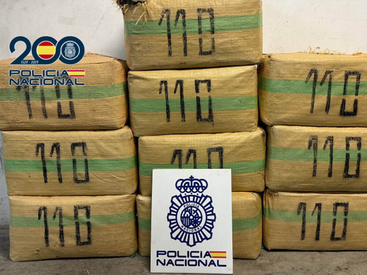 Incautados más de 400 kilos de hachís en una 'narcoguardería' en Algeciras