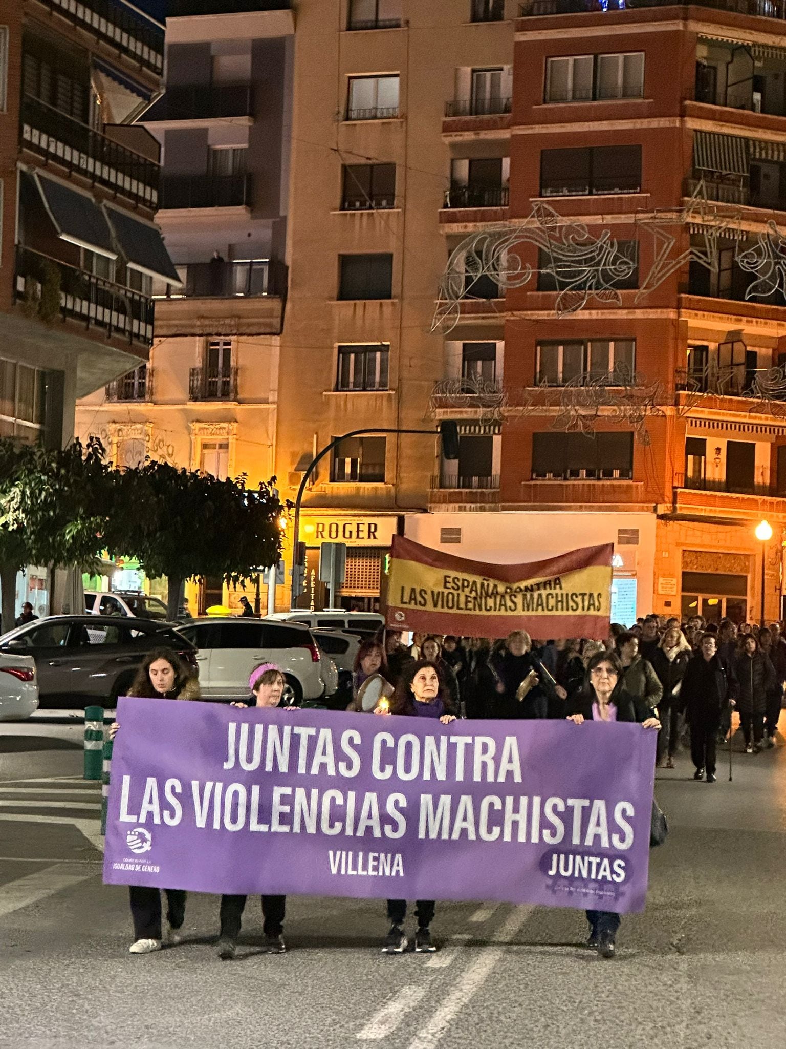 Momento de la manifestación