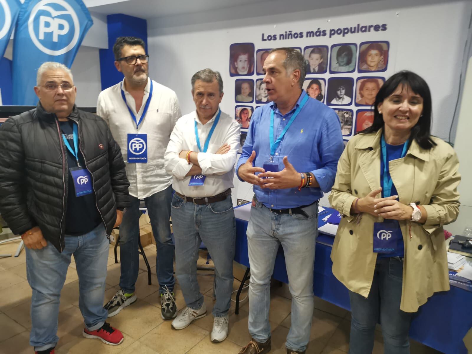 Santiago Román, candidato del PP, celebra la victoria en las elecciones municipales. Foto: Daniel Rodríguez