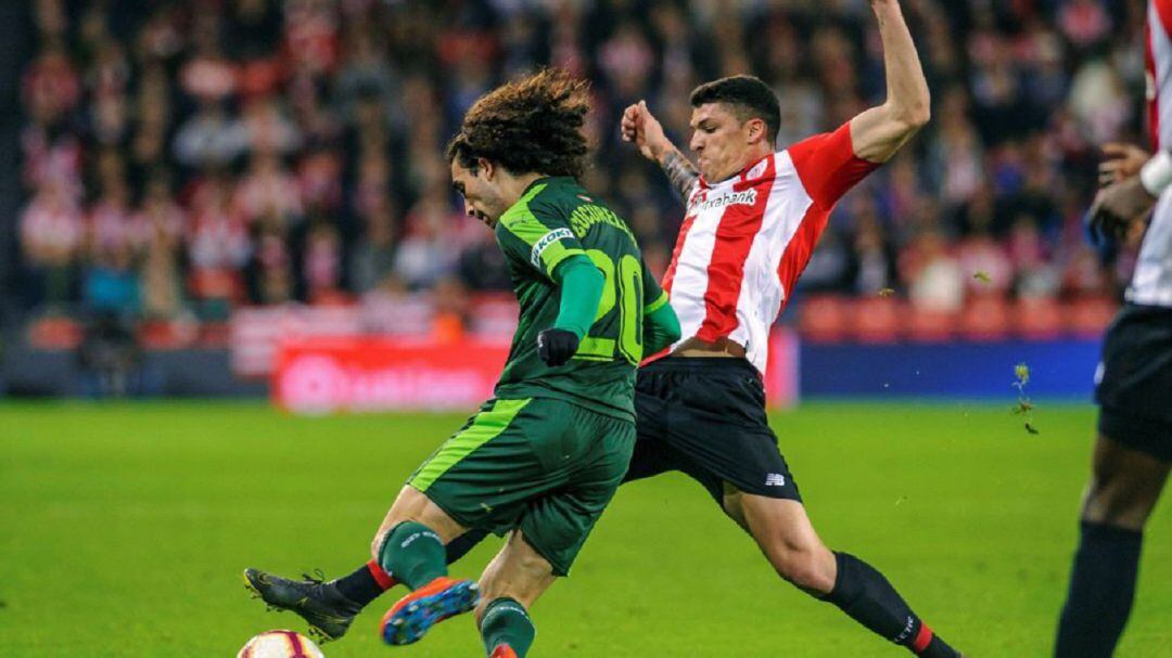 Ander Capa será uno de los protagonistas de la final entre el Athletic y la Real Sociedad