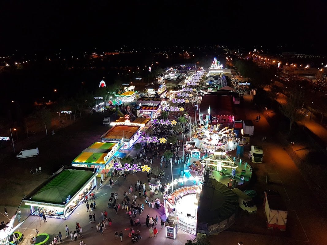 Imagen aérea del recinto ferial de Puertollano