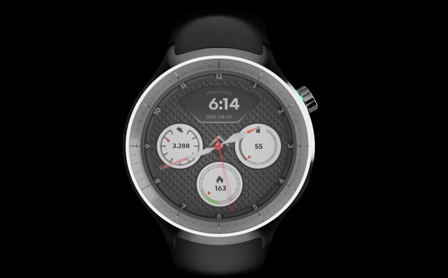 Así es el Moto Watch.