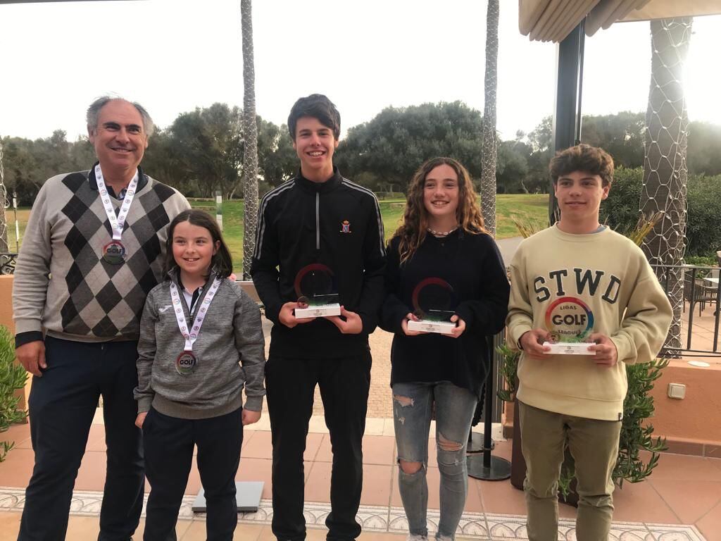 Imagen de la delegación ibicenca con sus trofeos