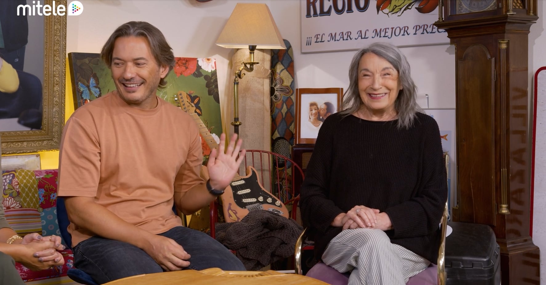 Alberto Caballero y Petra Martínez en El trastero de La que se avecina.