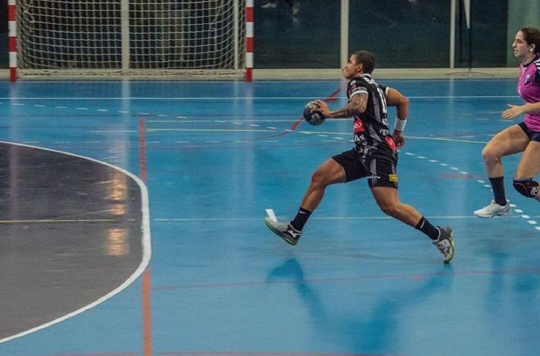 La nueva jugadora del BM Lanzarote Zonzamas, Thayanne Nogueira.