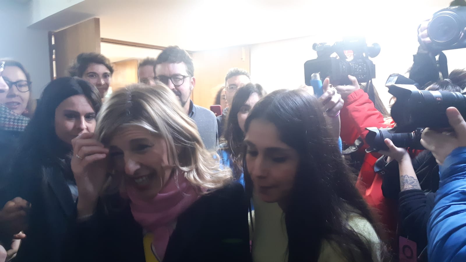 La vicepresidenta segunda del Gobierno y ministra de Trabajo y Economía Social, Yolanda Díaz, en Santander