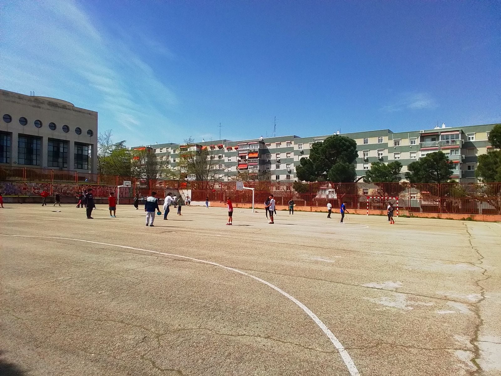 Patio de CEIP Amadeo Vives de Aluche