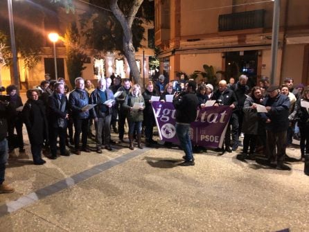 La concentración ha tenido lugar en la Plaza del Parque