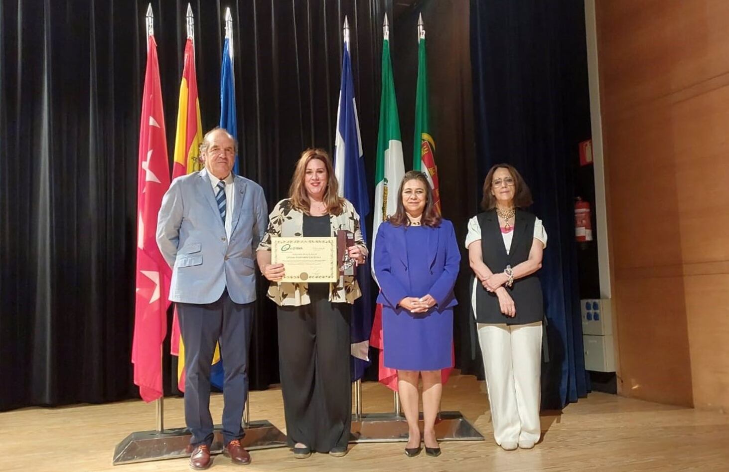 El premio lo ha recogido la delegada del Área de Limpieza Pública y Educación, Marisa Gómez, en Madrid.