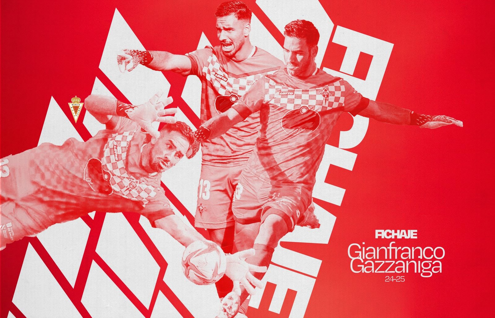 GIanfranco Gazzaniga firma por el Real Murcia