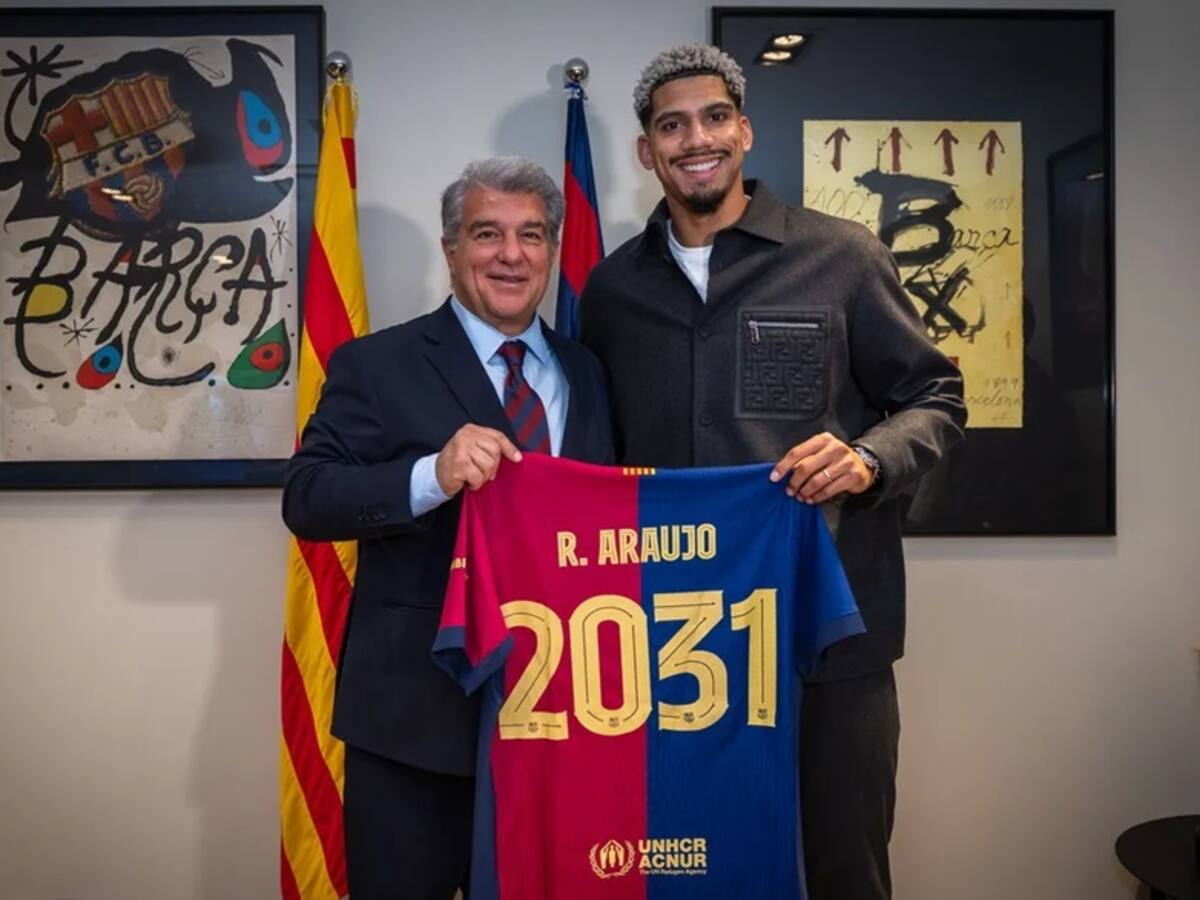 "Araujo és un dels deu millors centrals del món"