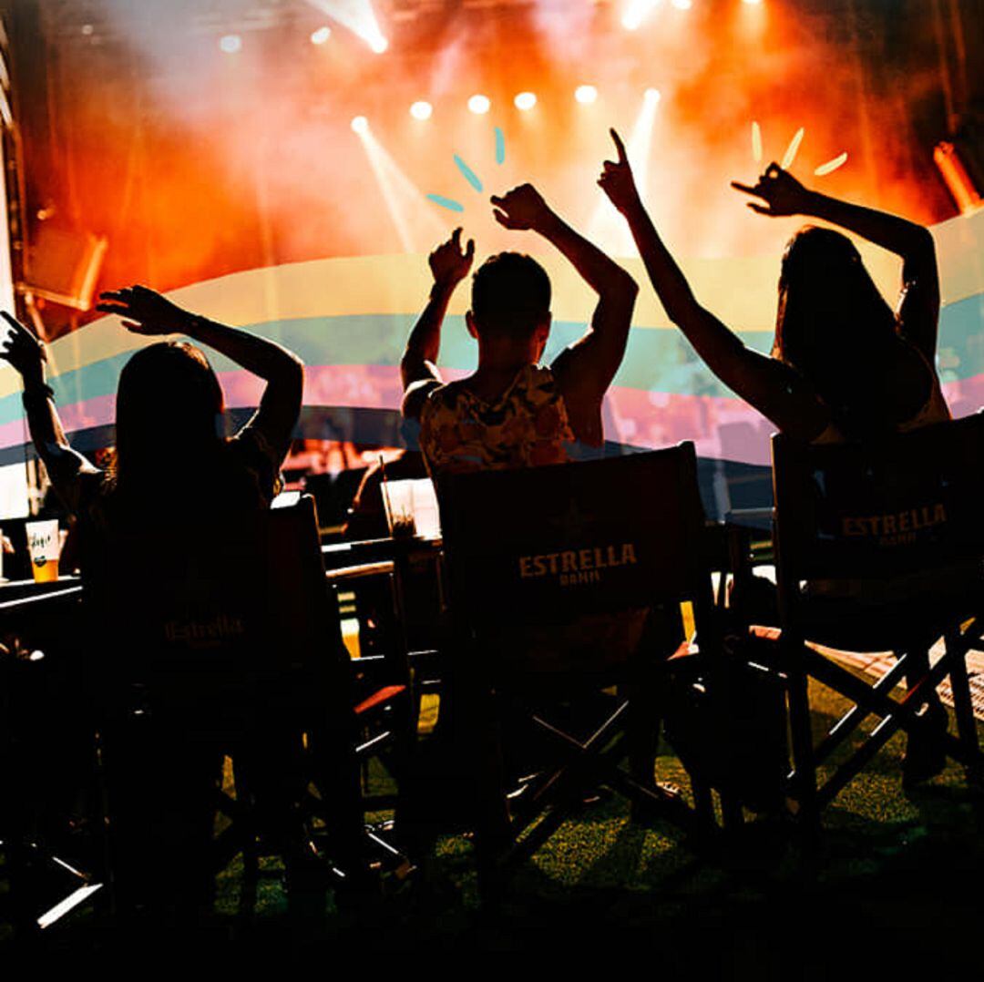 Imagen de uno de los conciertos celebrados en el antiguo recinto del 'Aquapark'.
