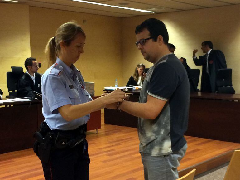 osep Castiella durant una vista d'apel·lació, el setembre passat.