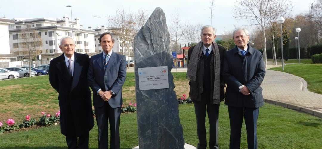 Acto de inauguración del Parque Adolfo Suárez