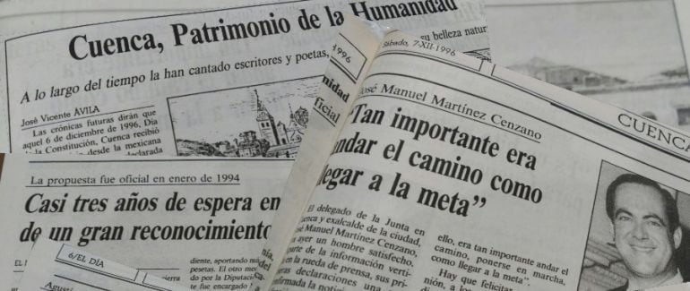 Noticias de El Día de Cuenca del 7 de diciembre de 1996.