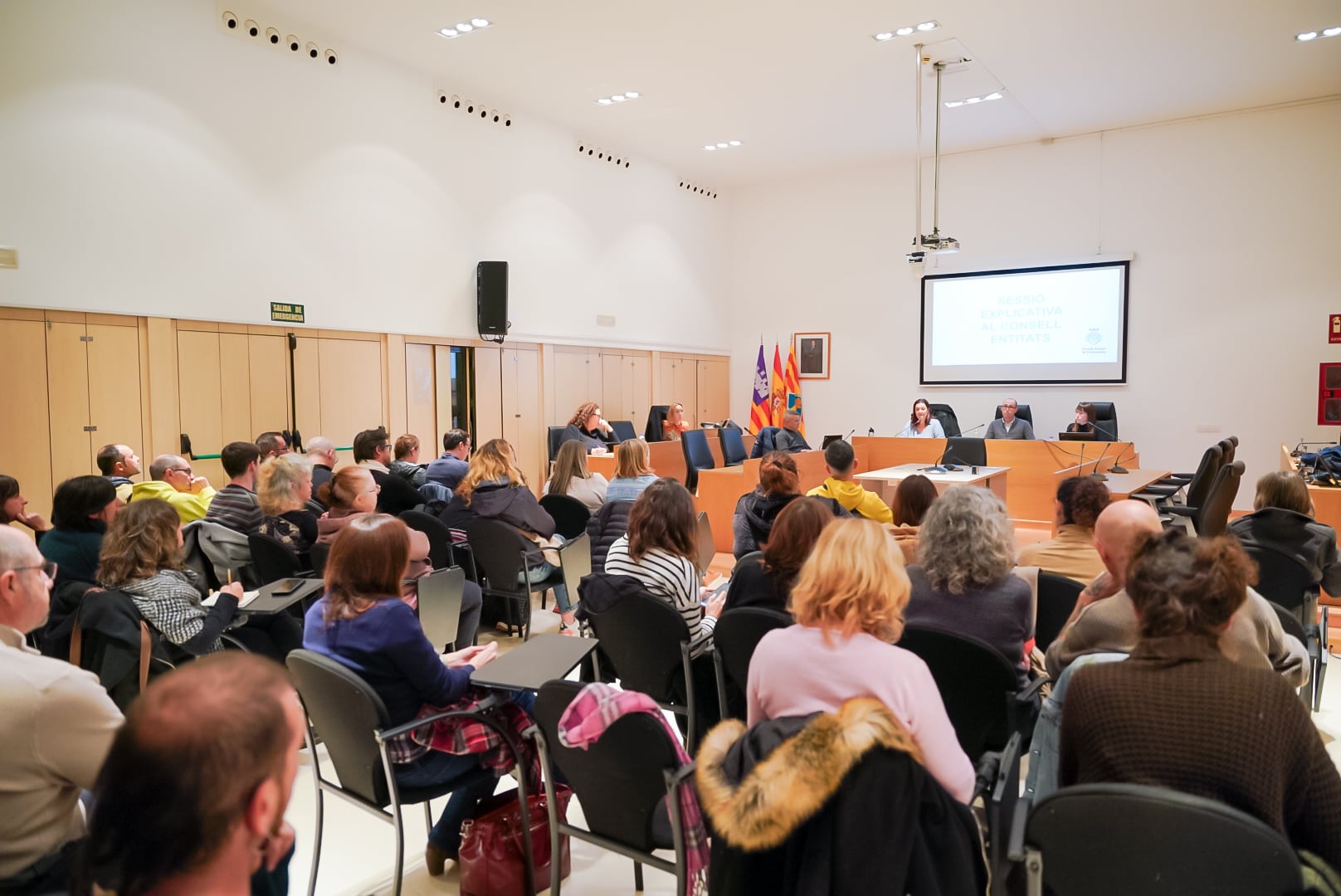 Imagen de la reunión del Consell d&#039;Entitats