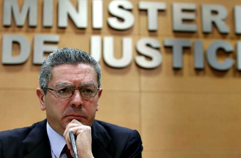 El exministro de justicia, Alberto Ruiz-Gallardon, en una foto de archivo