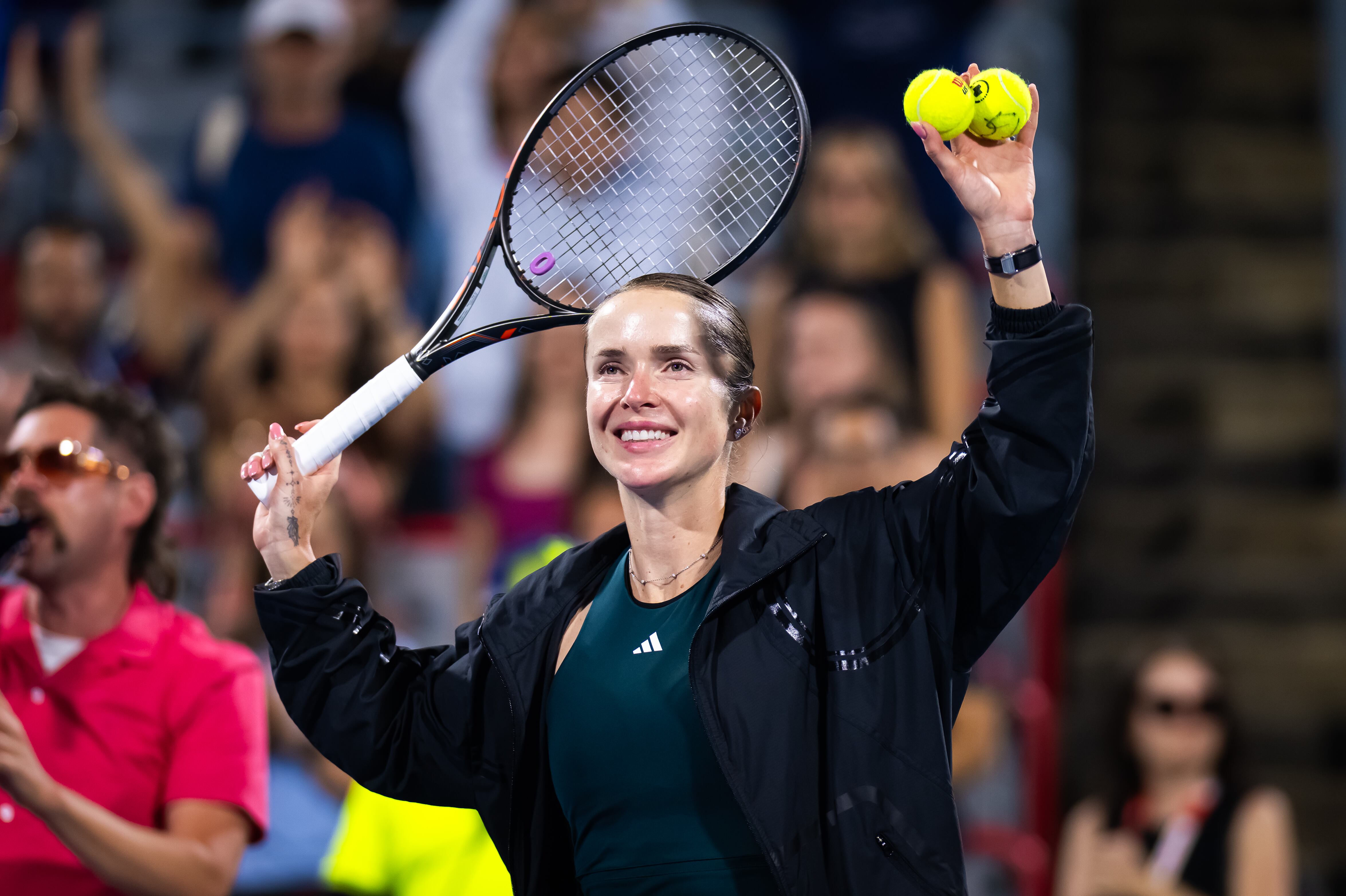 Elina Svitolina, después de su partido en el WTA de Montreal