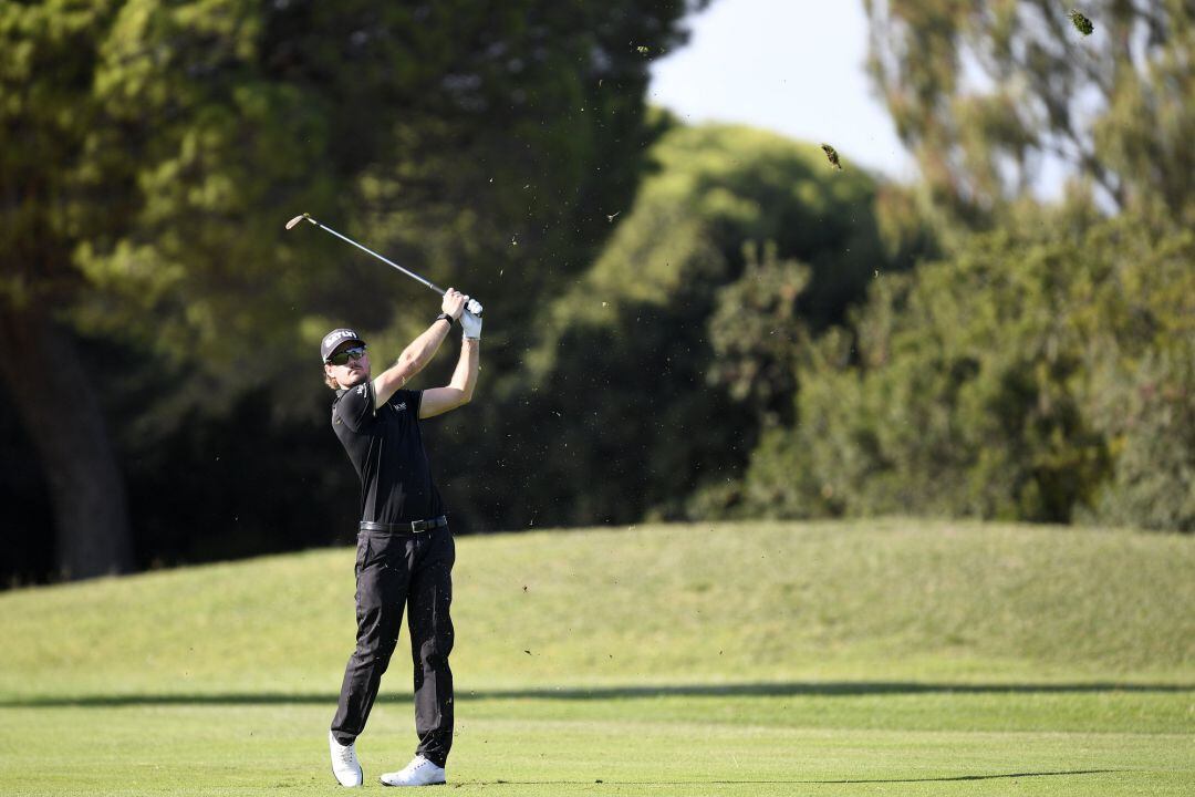 Christofer Blomstrand en una de las citas del Challenge Tour 