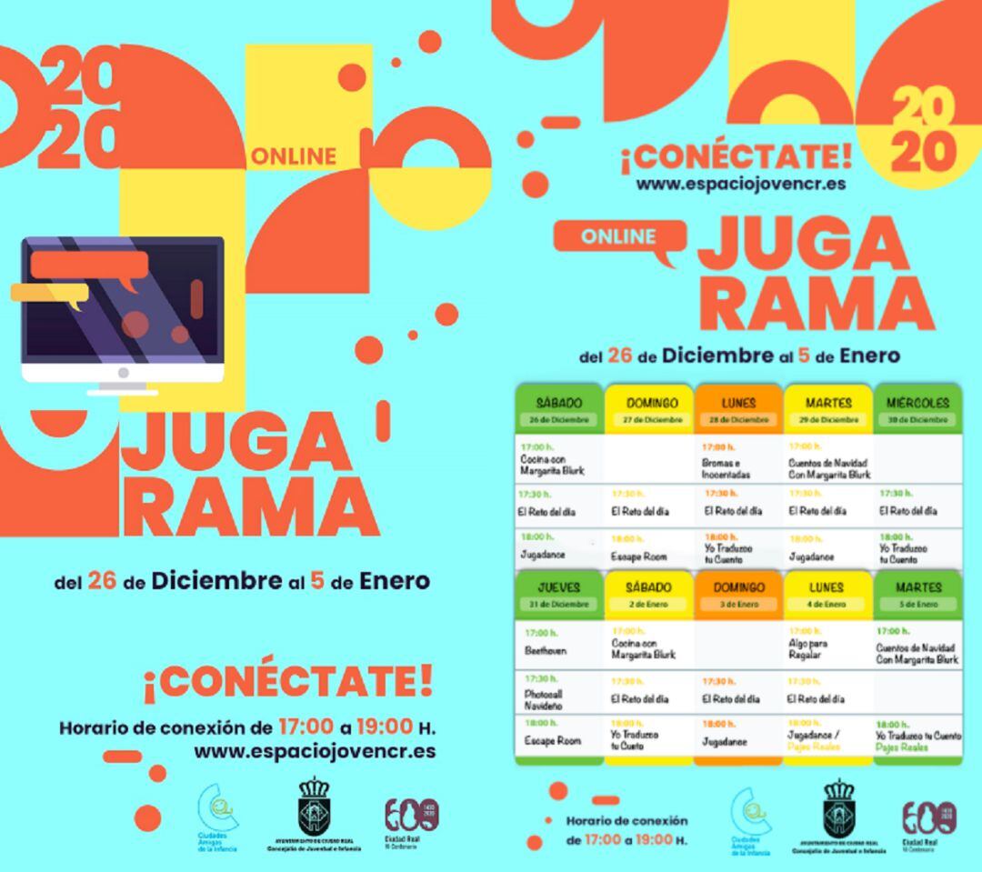 La programación de Jugarama 2020 se celebrará de forma virtual