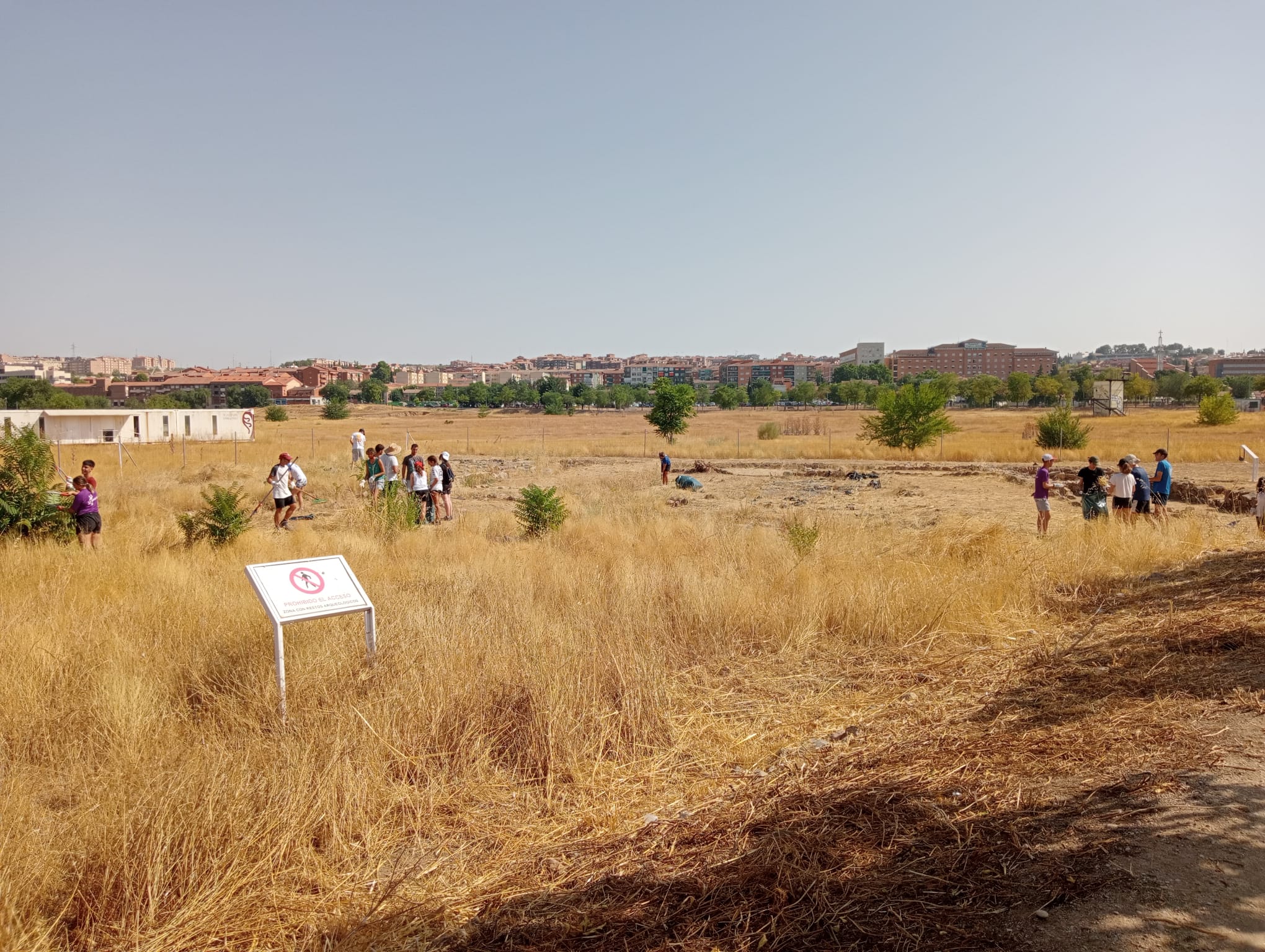 Jóvenes en el campo Toledo Visigodo 2