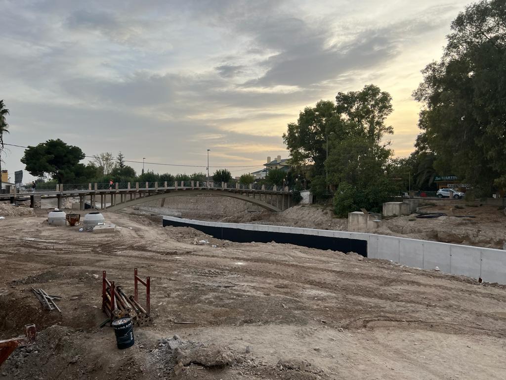 Obras de la ronda Central de Lorca