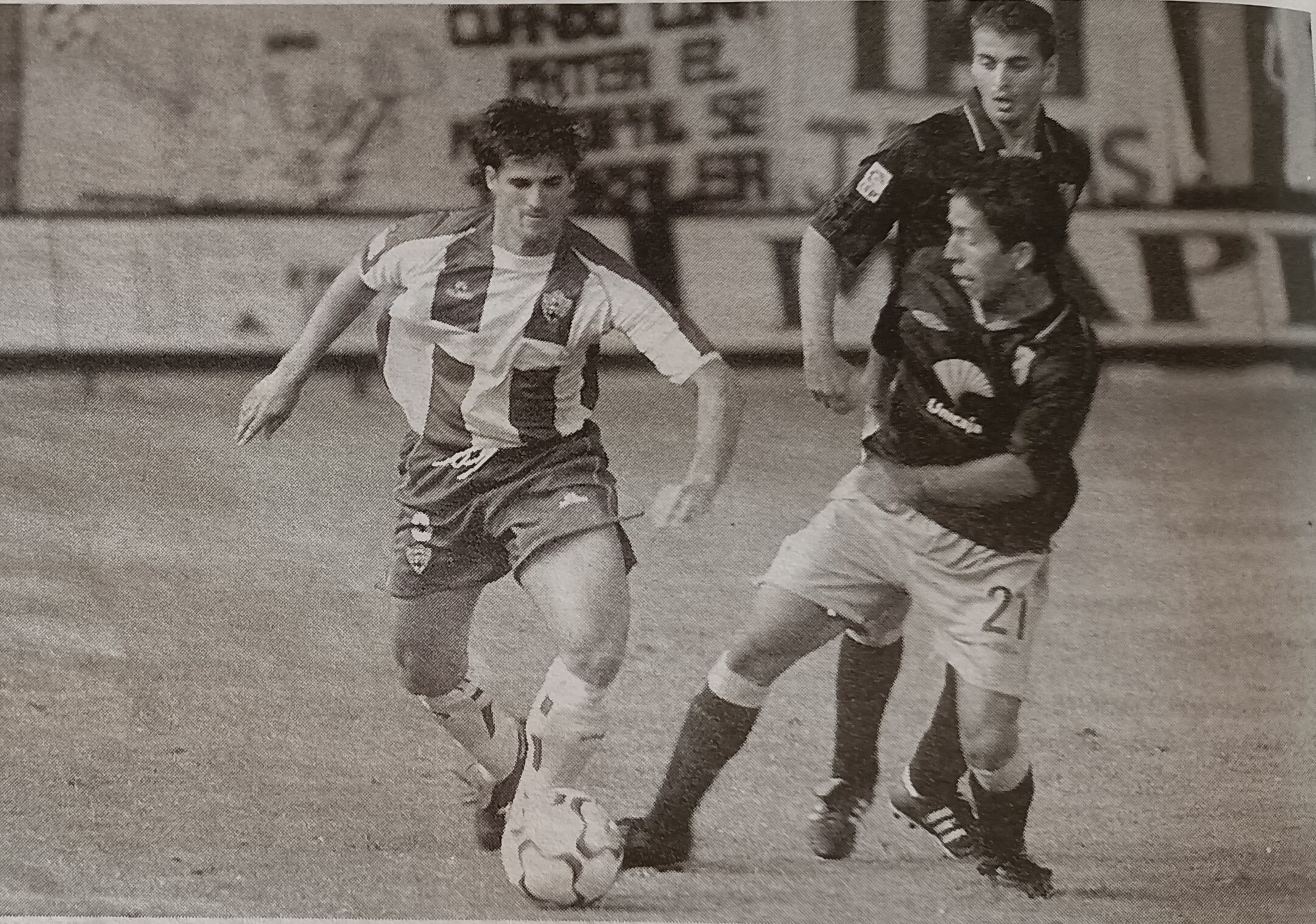 Cervián en el Almería-Málaga B en agosto de 2003.