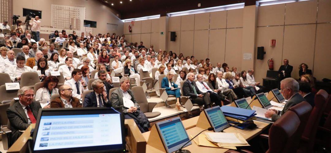 Presentación del proyecto Campo de Retamas para el Hospital de La Paz