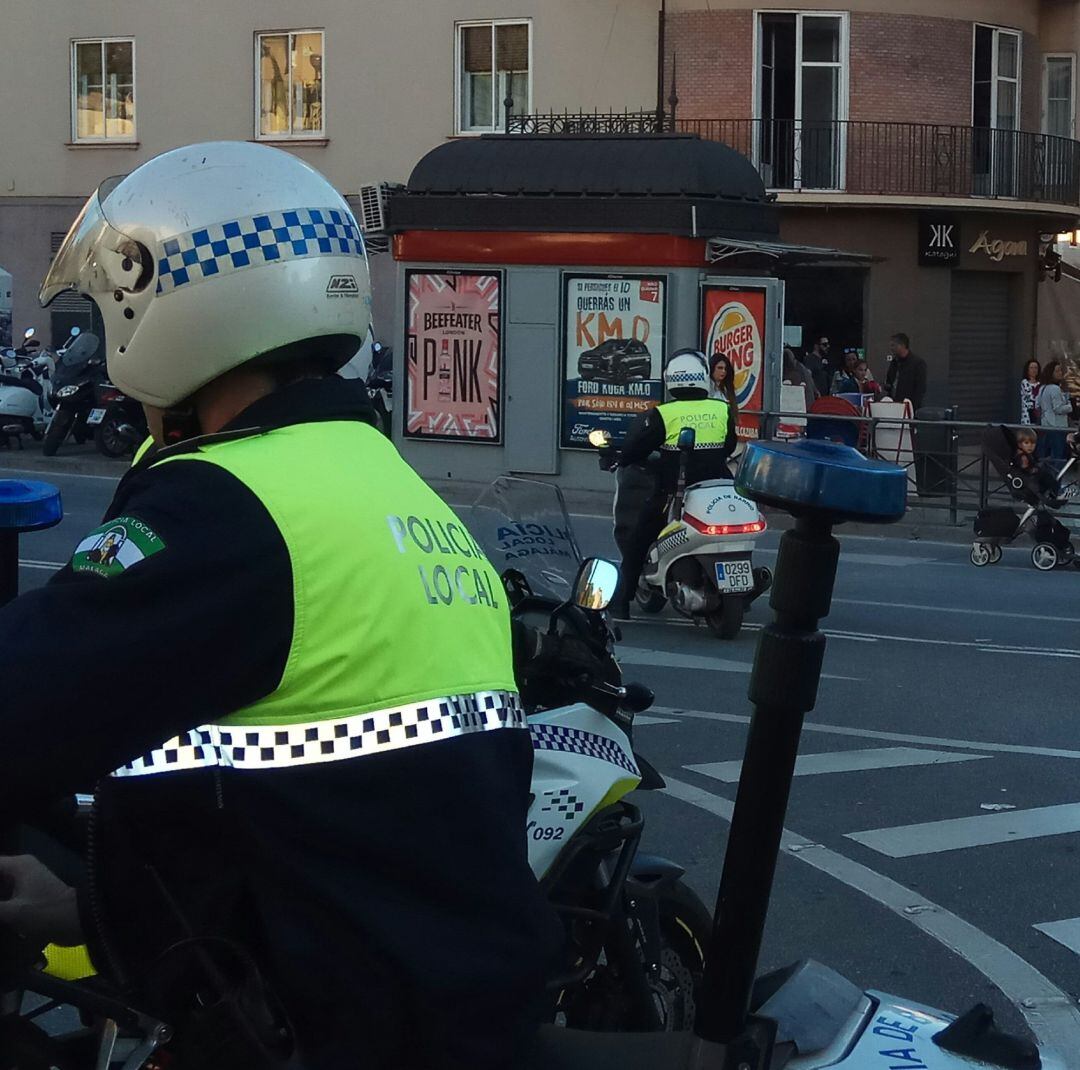 Agentes de la Policía Local de Málaga en una imagen de archivo