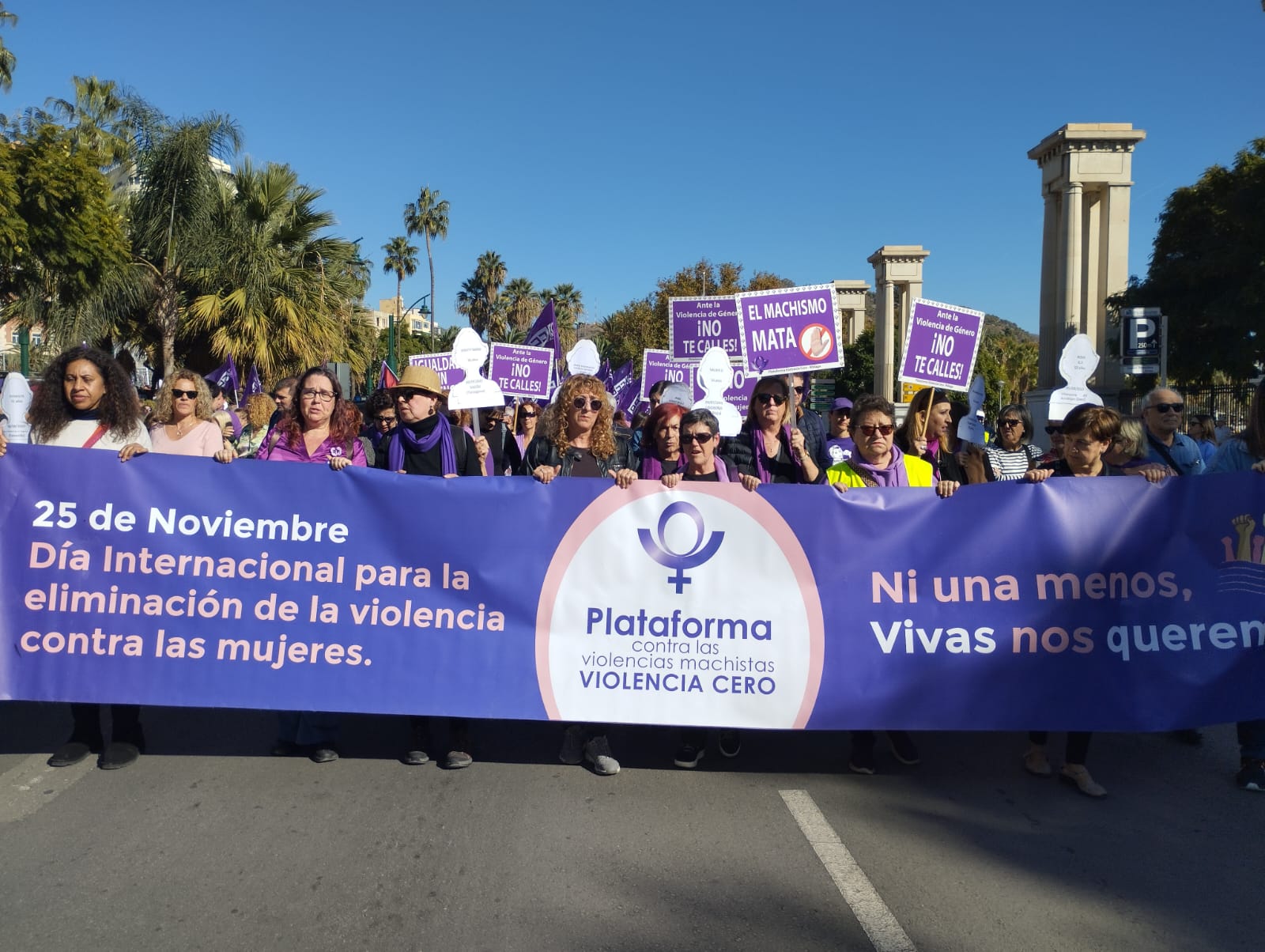 Manifestación en Málaga este sábado 25 de noviembre