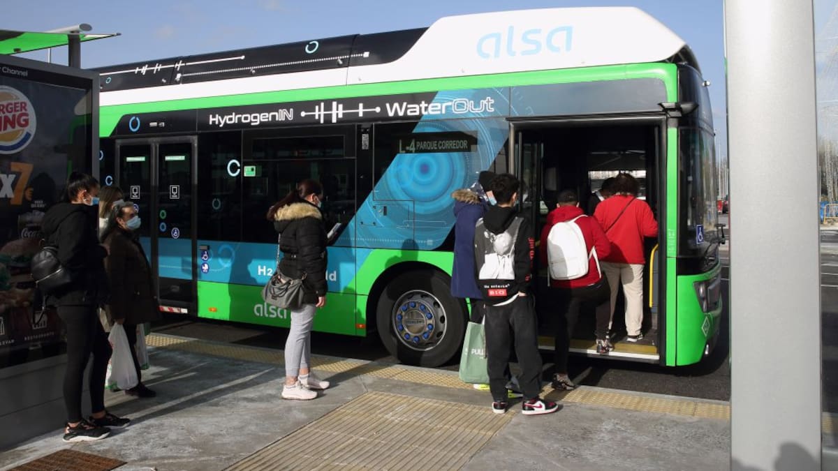Cantabria incorporará un autobús de hidrógeno para el transporte público