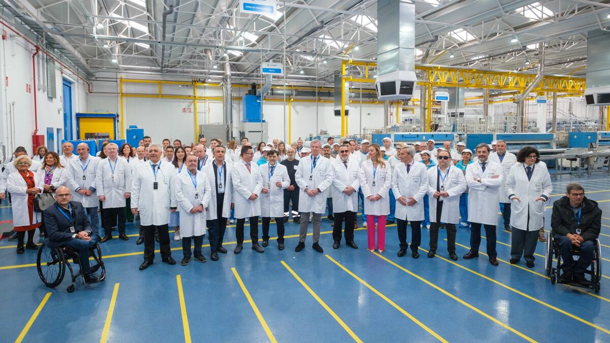 La macrolavandería de la Once en Santiago alcanzará los 7,5 millones de kilos de ropa tratada