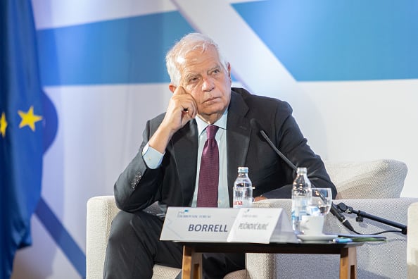 Josep Borell, durante su participación el pasado 8 de julio en el Forum de Dubrovnik como jefe de la diplomacia europea