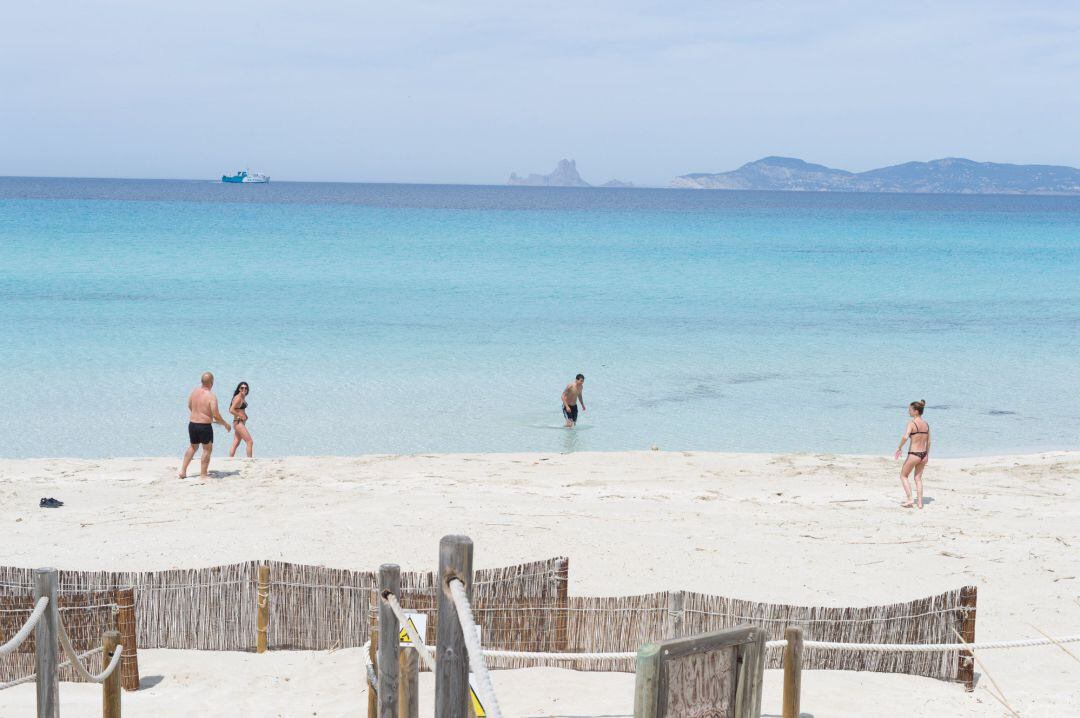 Playa de Ses Illetes, en Formentera.