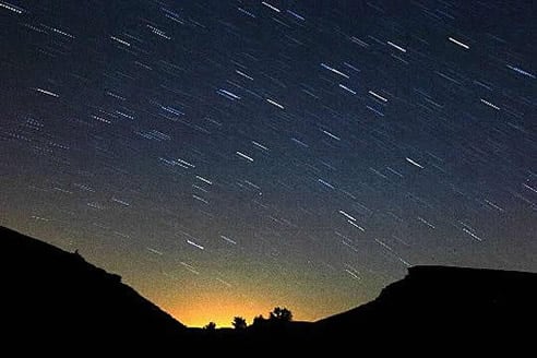 Lluvia de estrellas fugaces conocida como Perseidas