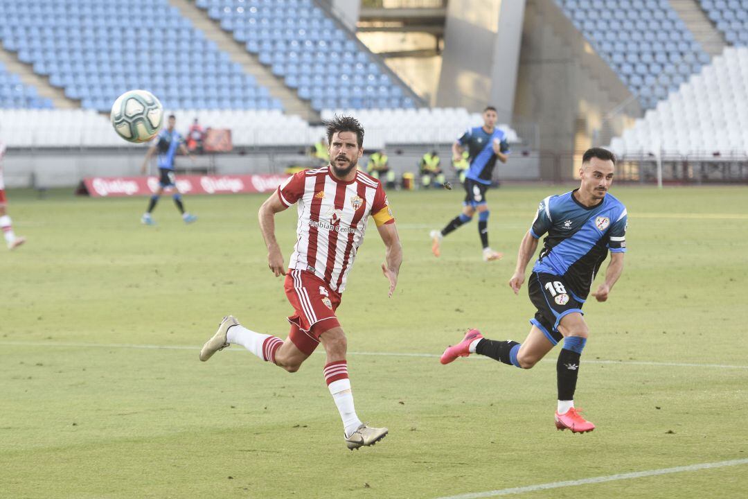 Romera en el Almería-Rayo. 