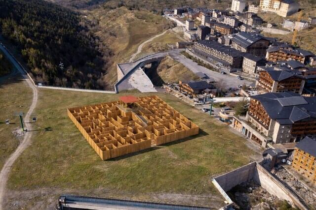 Render de com podria ser el laberint que planeja construir la corporació a la plataforma de Soldeu