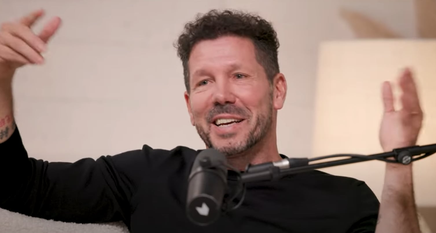 Diego Pablo Simeone, durante la entrevista del Podcast &#039;A solas con&#039;.