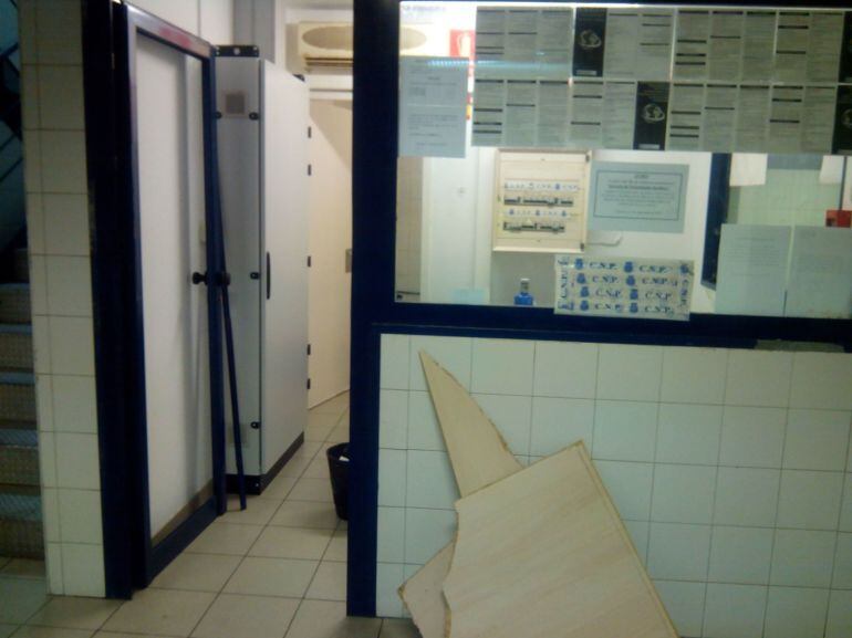 Detalle del interior del Centro de Internamiento de Zapadores de Valencia