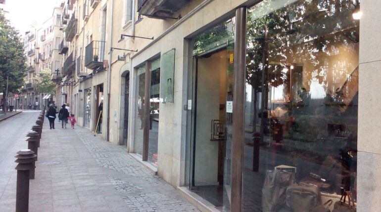 Un carrer de Girona.