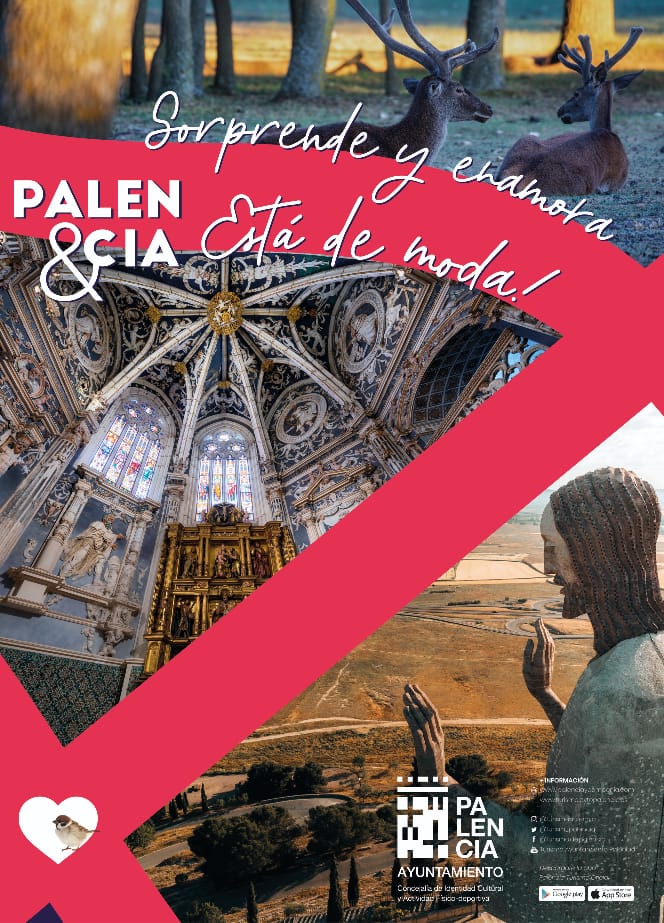 Cartel promocional del turismo en Palencia