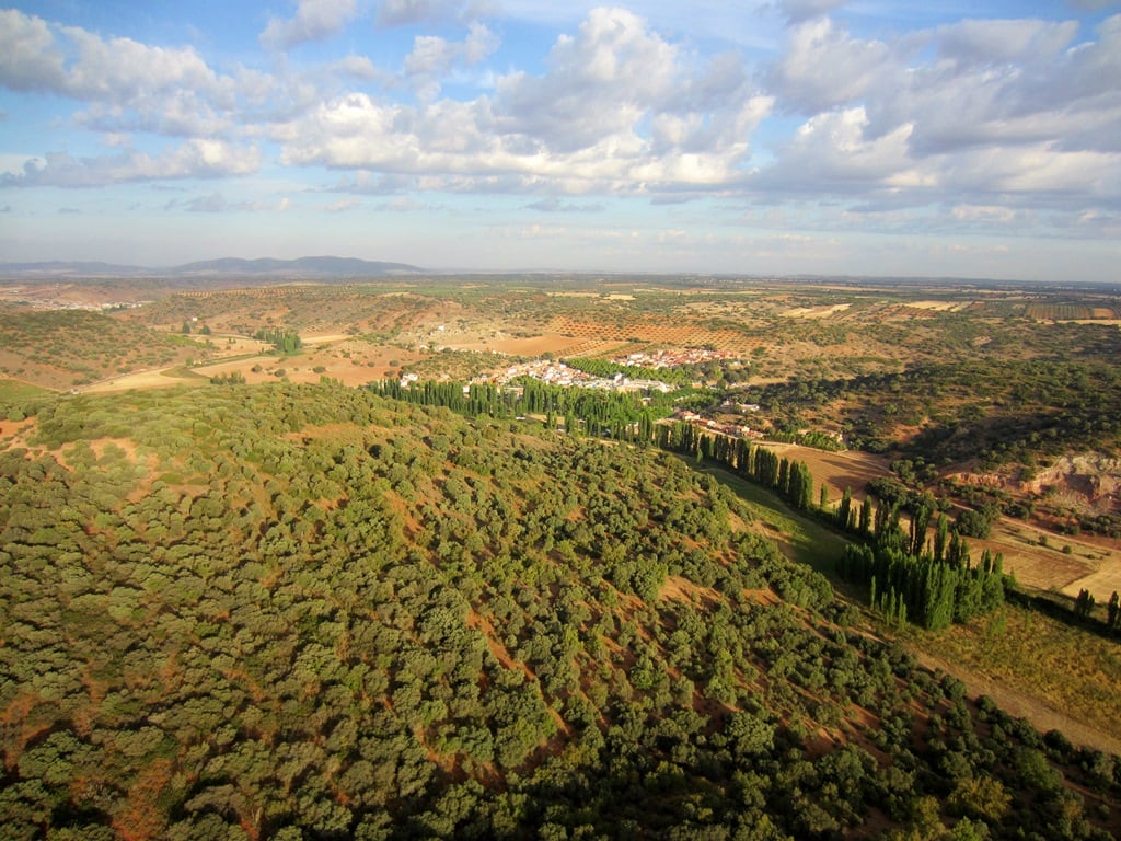 Imagen de archivo de una de las panorámicas de la comarca del Campo de Montiel, al sur de la provincia de Ciudad Real, una de las comarcas que más sufre la despoblación en la región