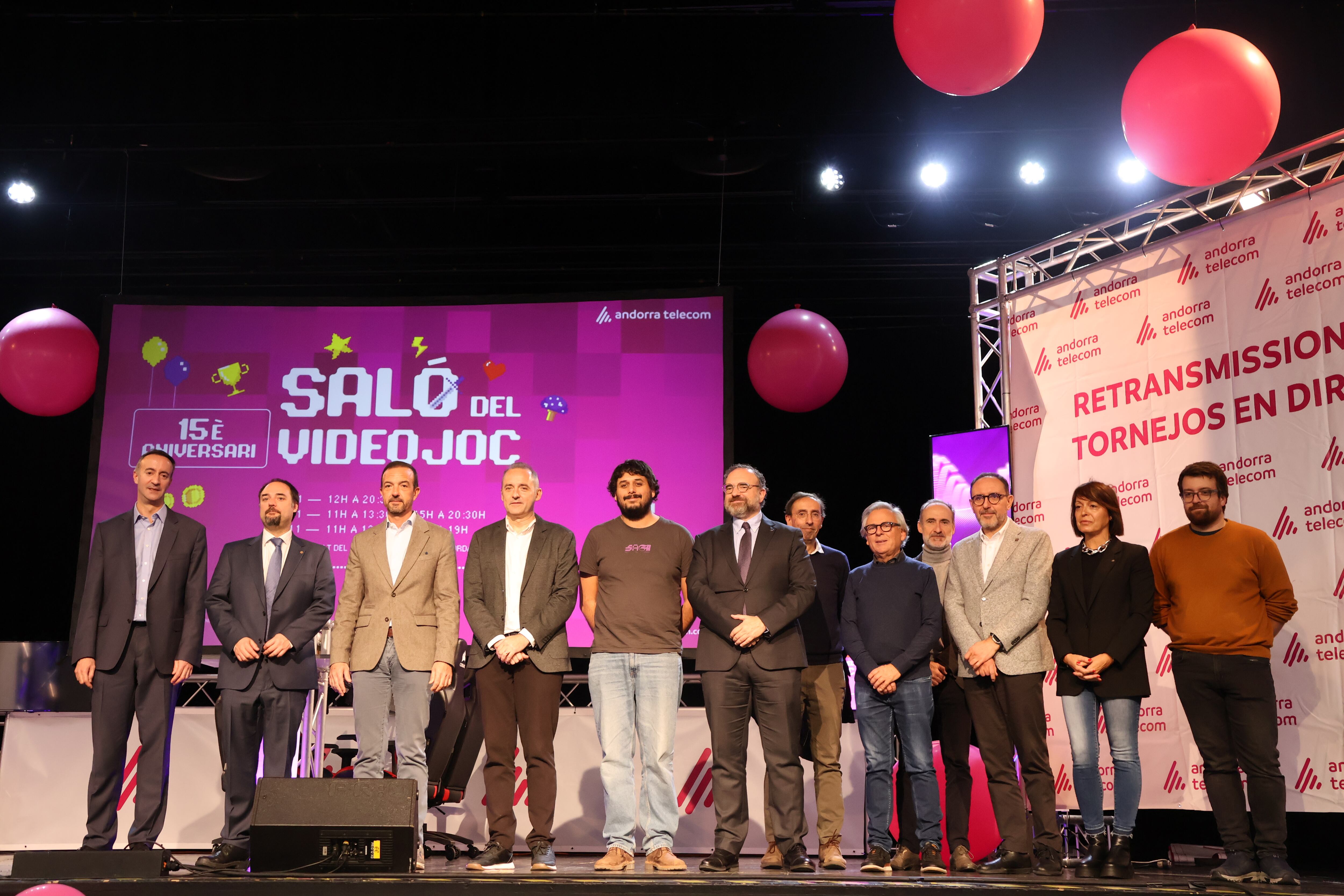 Acte d'inauguració del XV Saló del Videojoc.